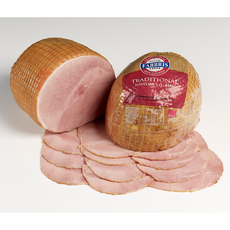 Fabbris- Ham Traditional Smoked 1/2 r/w 4kg | Gulli Food Distributors
